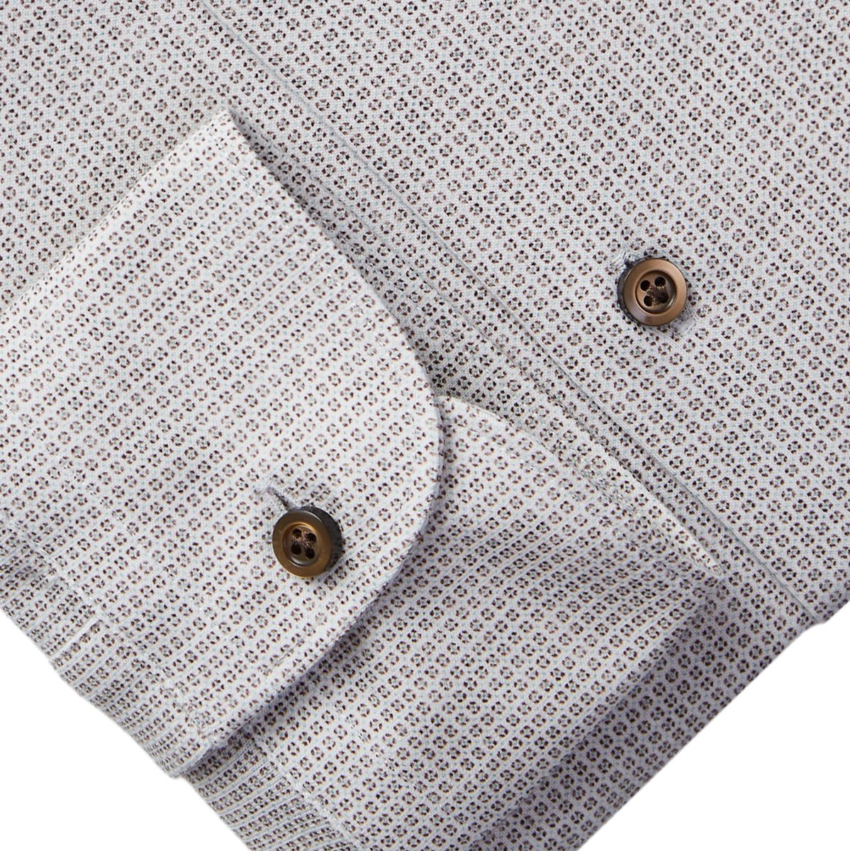 Emanuel Berg Modern Fit Box Print 4Flex Shirt