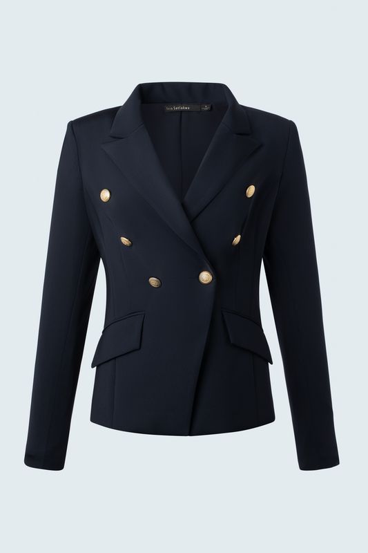Iris Setlakwe Scuba Six Button Blazer