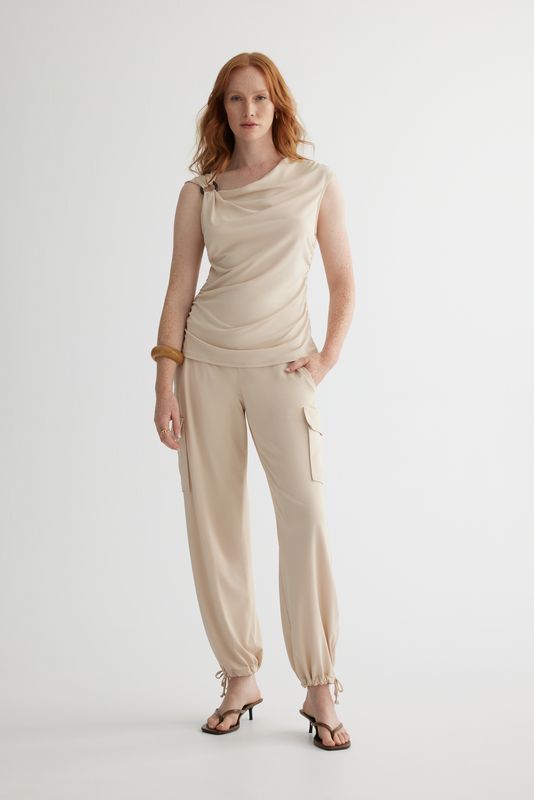 Iris Setlakwe Matte Jersey Cargo Pants