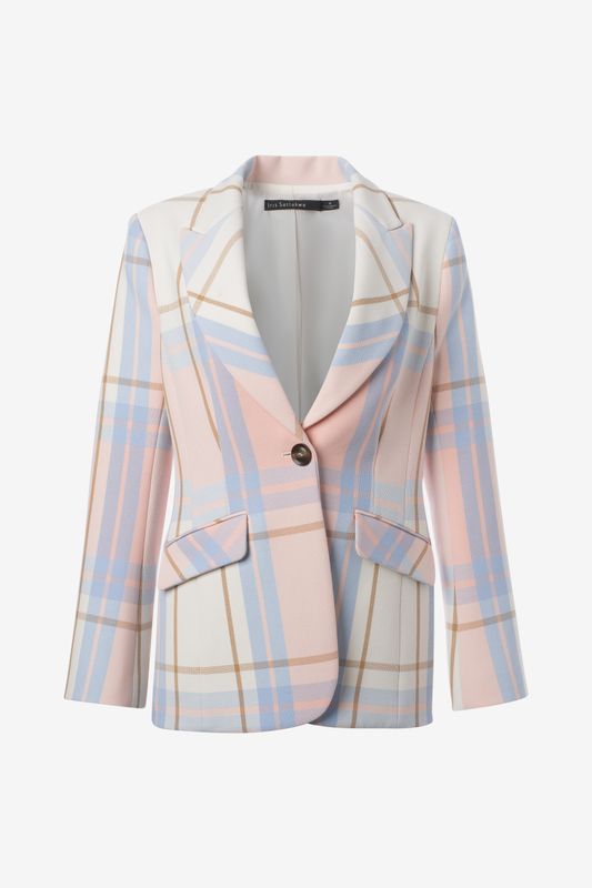 Iris Setlakwe Single Button Blazer Trompet Sleeve