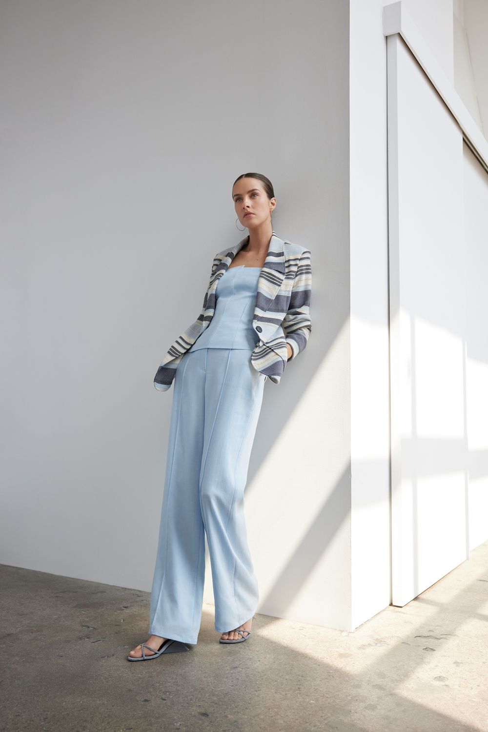 Iris Setlakwe Wide Leg Pant W/ Pintuck