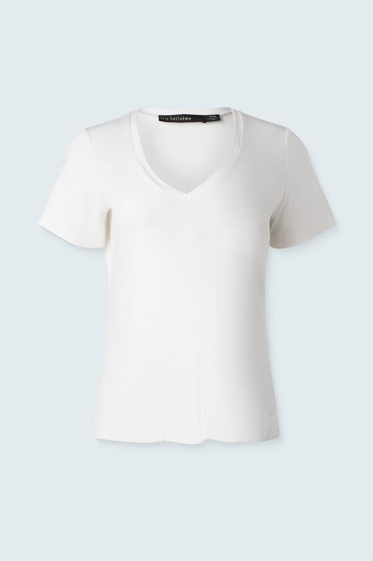 Iris Setlakwe Basic Viscose V Neck T-Shirt
