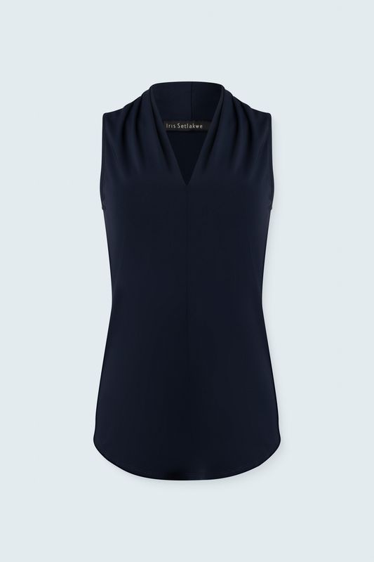 Iris Setlakwe Matte Jersey V-Neck Top