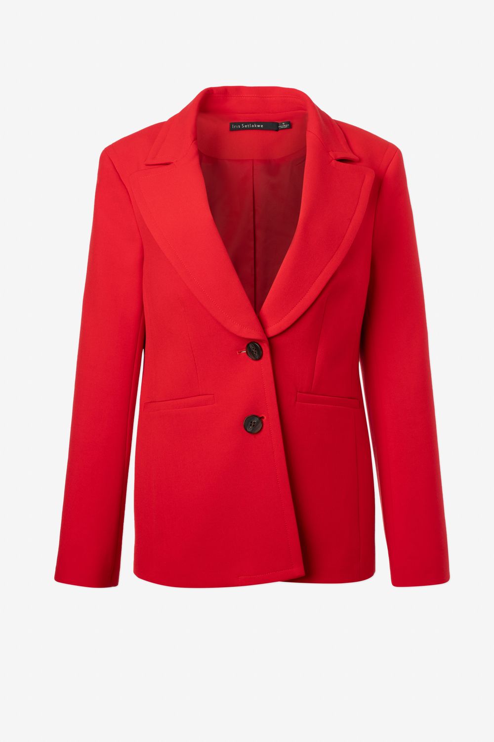 Iris Setlakwe Formal Jacket With Lapel Topstitch