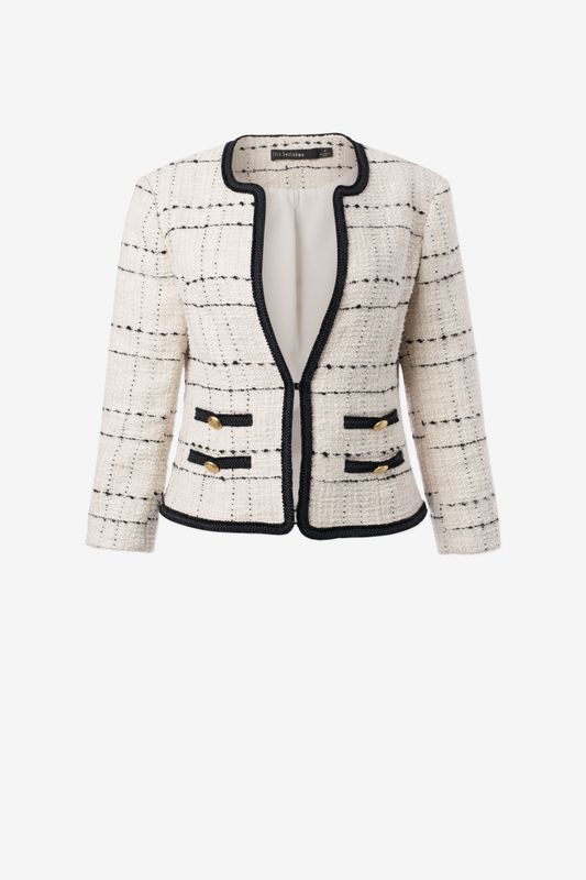 Iris Setlakwe Collarless Open Front Jacket