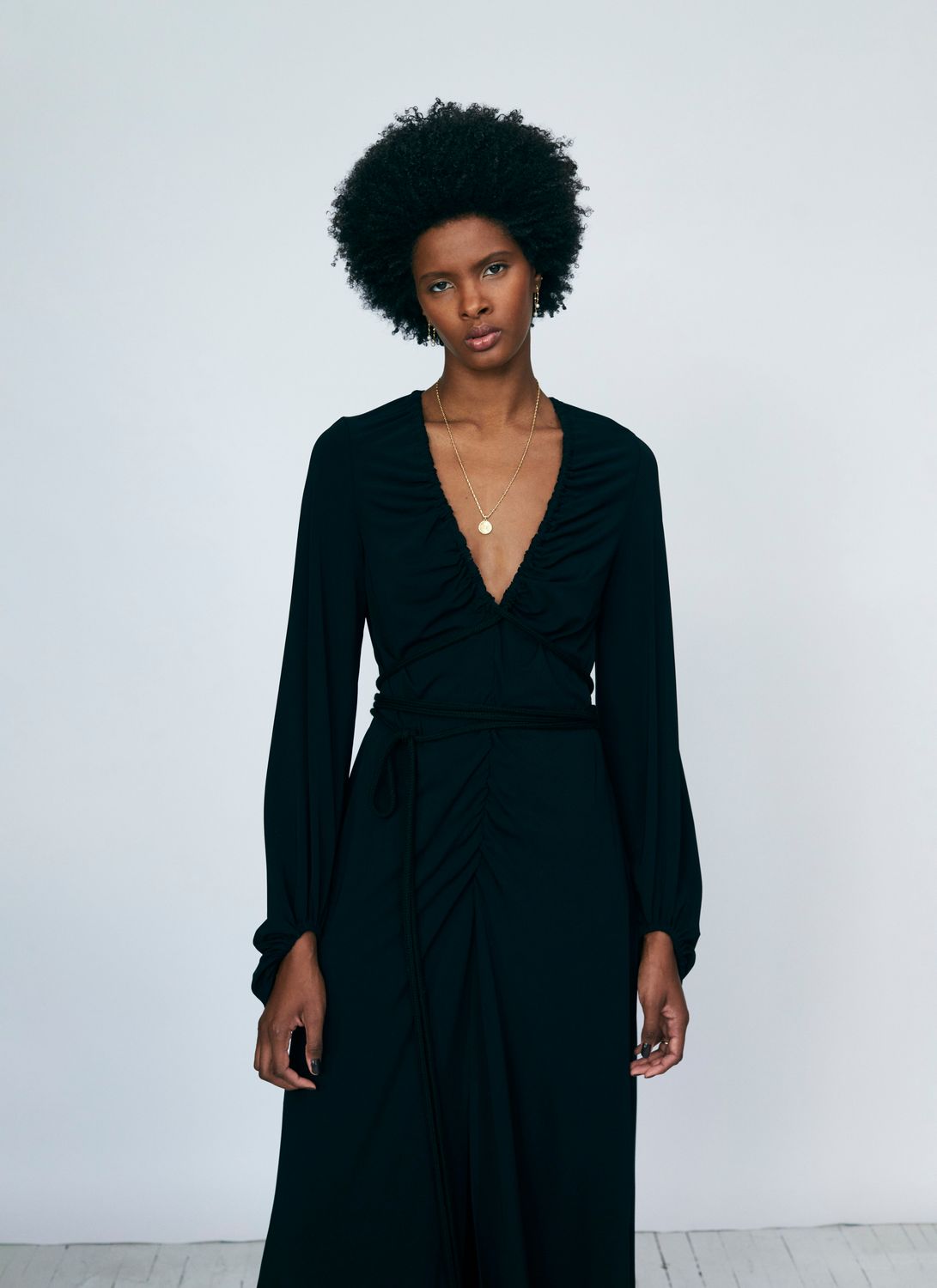 Iris Setlakwe Long Sleeve Dress