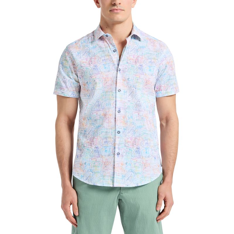 Robert Graham Passport Short Sleeve Shirt