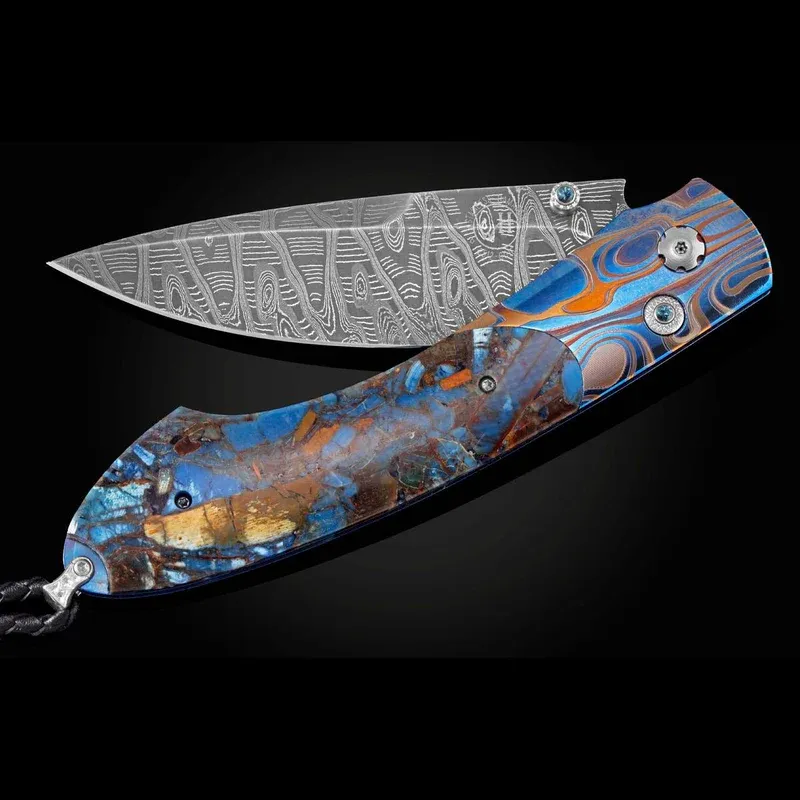 William Henry Blue Mosaic Spearpoint