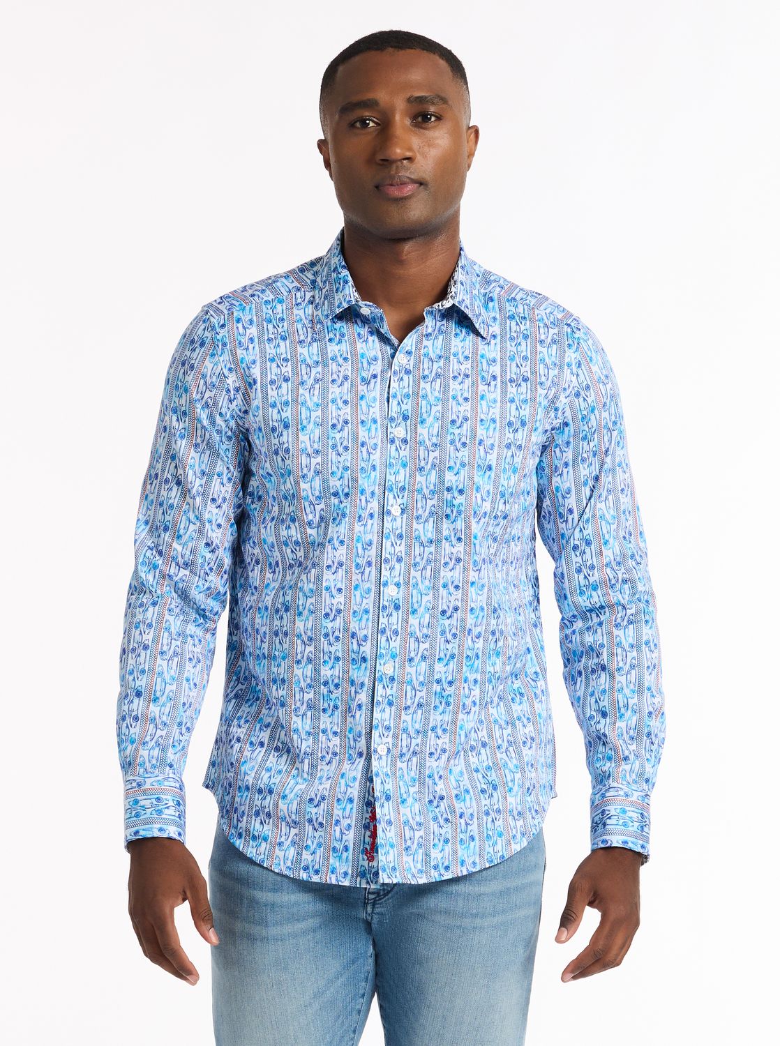 Robert Graham Special Edition Ocean Avenue Long Sleeve Car Shirt