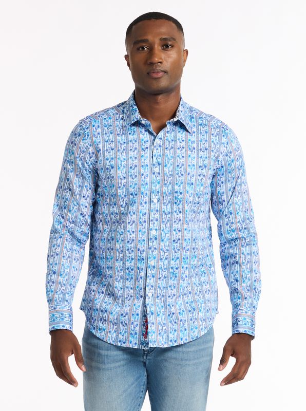 Robert Graham Special Edition Ocean Avenue Long Sleeve Car Shirt