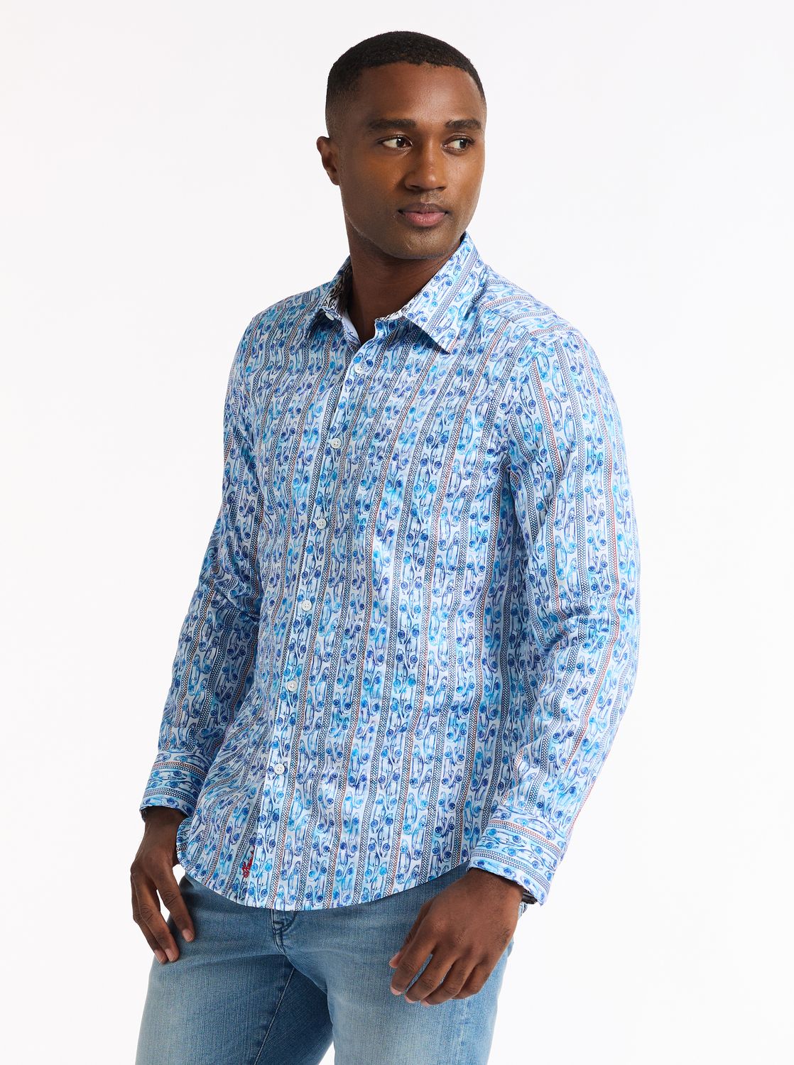 Robert Graham Special Edition Ocean Avenue Long Sleeve Car Shirt