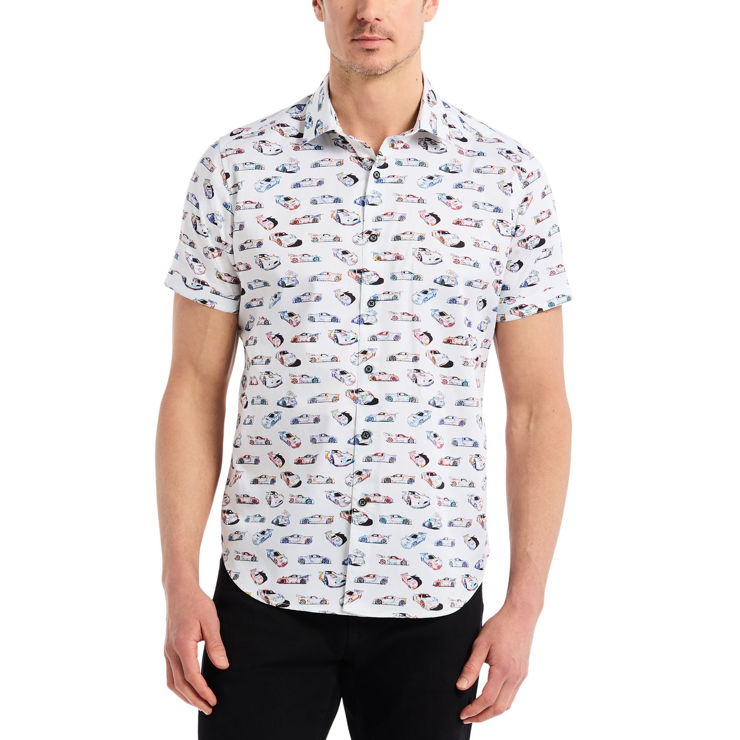 Robert Graham Neon Wheels Short Sleeve Shirt