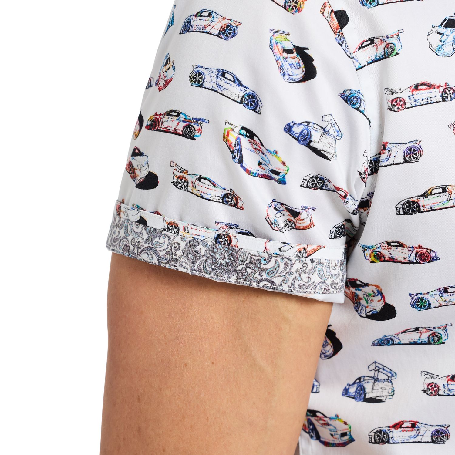 Robert Graham Neon Wheels Short Sleeve Shirt