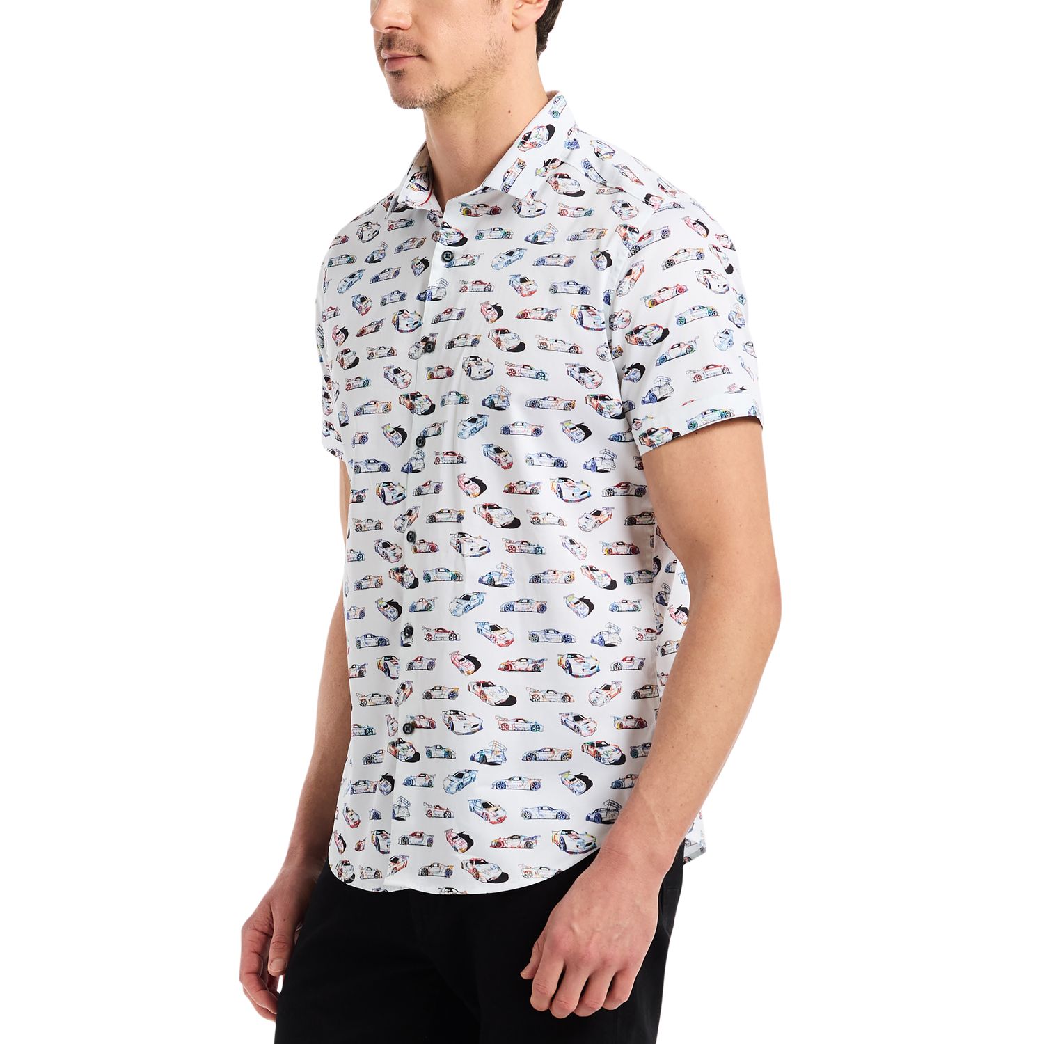 Robert Graham Neon Wheels Short Sleeve Shirt