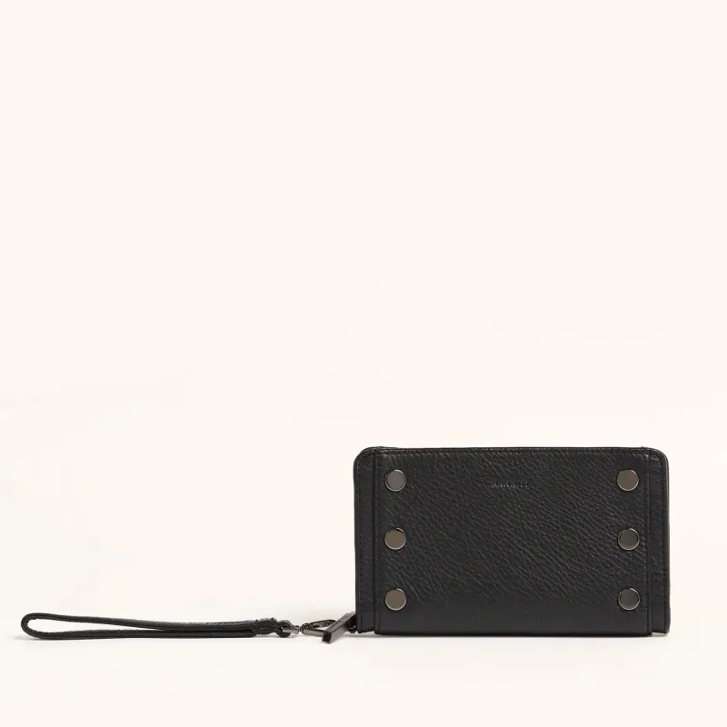 Hammitt Bryant Wallet Black/Gunmetal