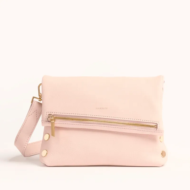 Hammitt VIP Med Crossbody Clutch Bag Superbloom Pink/Gold