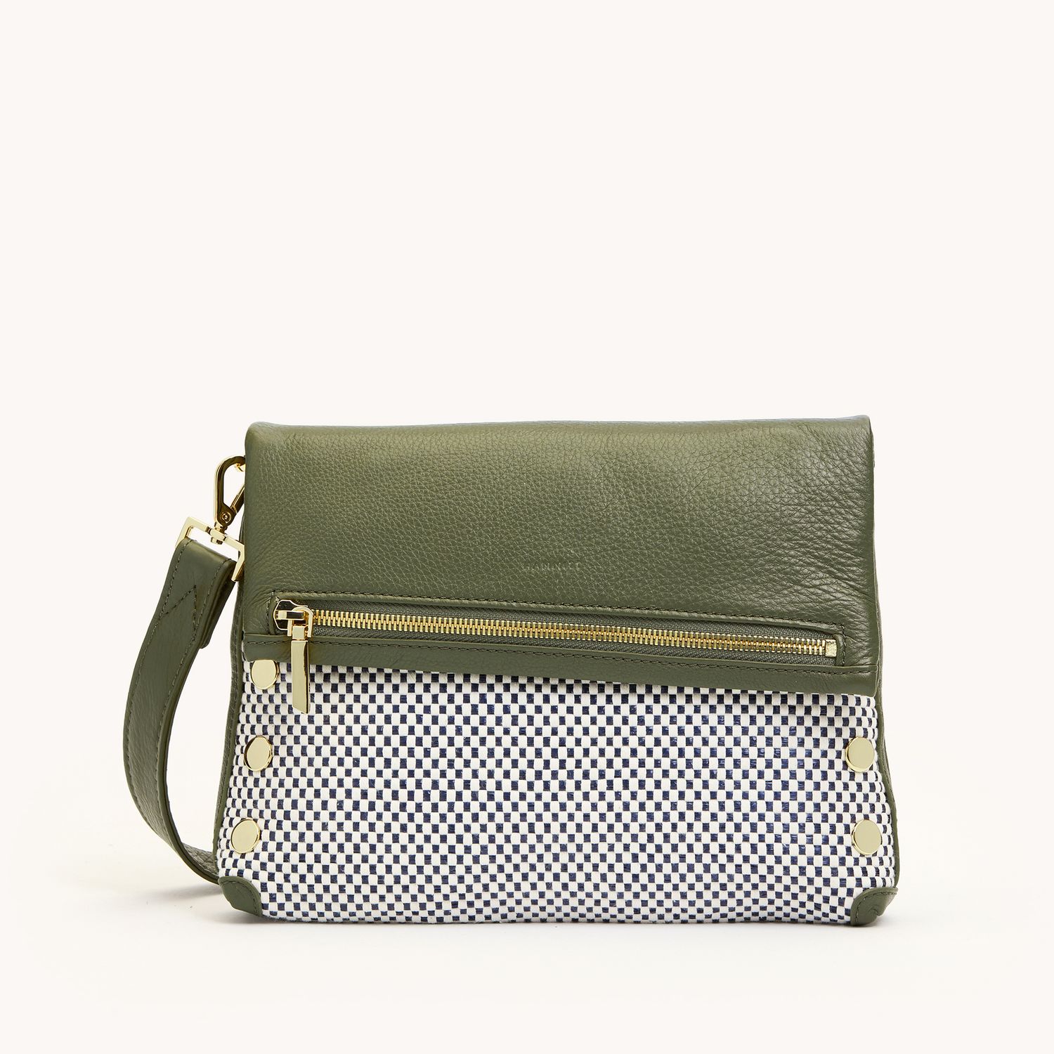 Hammitt VIP Med Crossbody Bag Meadow Weave/Gold