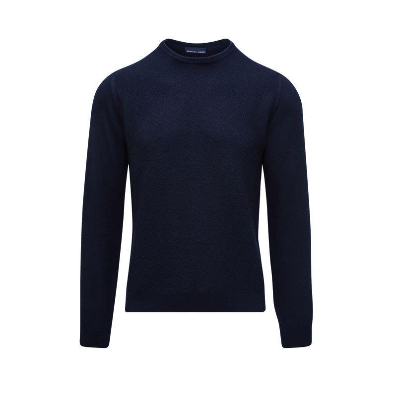 Emanuel Berg Light Gauge Structured Crew Neck Sweater