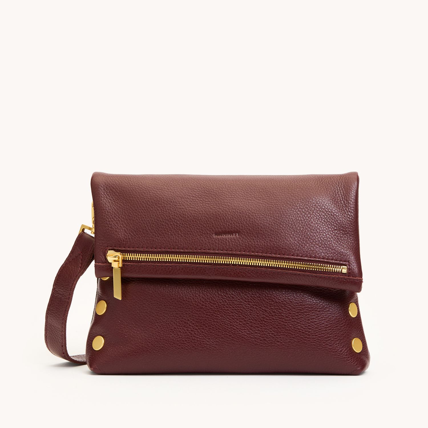 Hammitt VIP Med Crossbody Bag Cherrywood Pebble/Brushed Gold