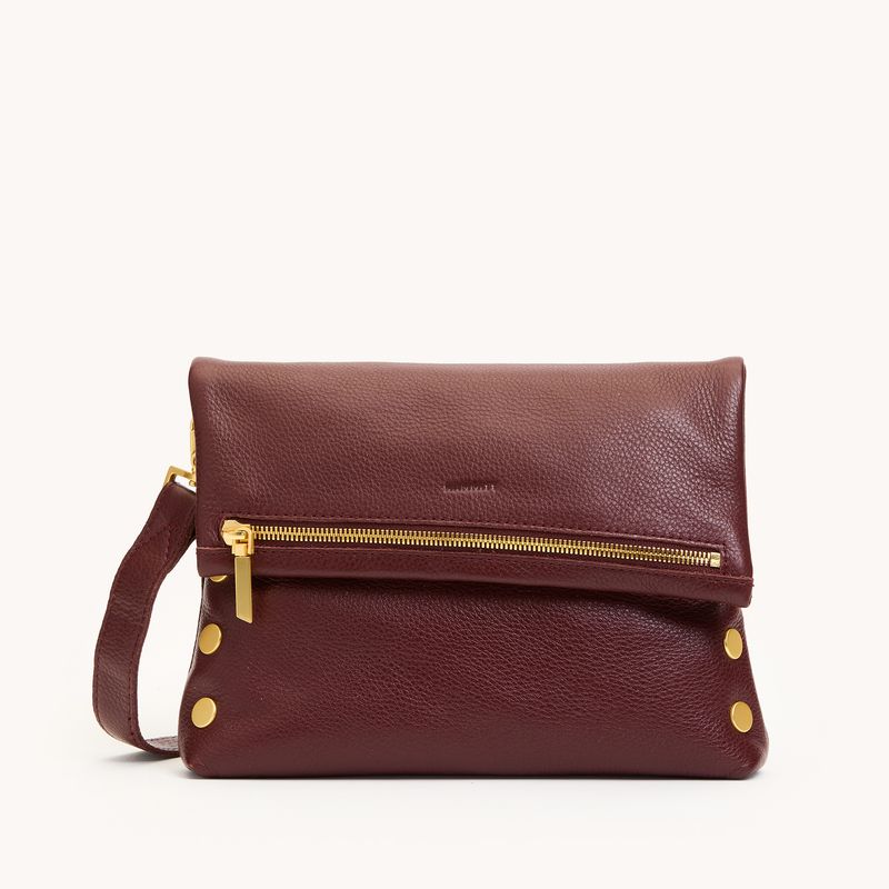 Hammitt VIP Med Crossbody Bag Cherrywood Pebble/Brushed Gold