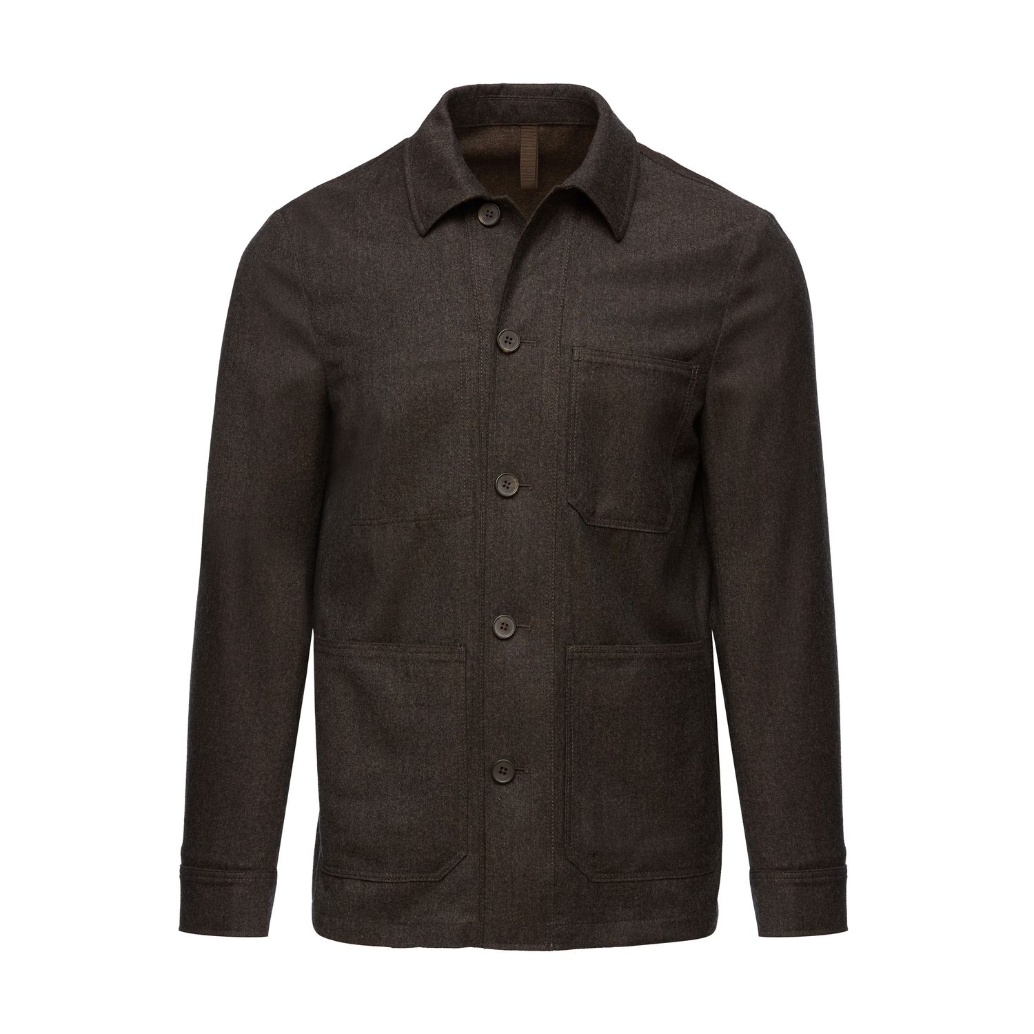 Emanuel Berg Wool Flannel Shirt Jacket