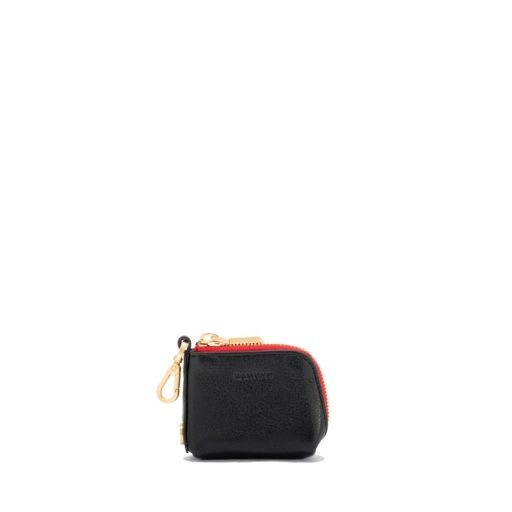 Hammitt Syd Pouch, Color: Black/Brushed Gold Red Zip