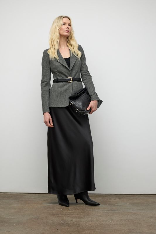 Iris Setlakwe Chevron Knit Fitted Jacket