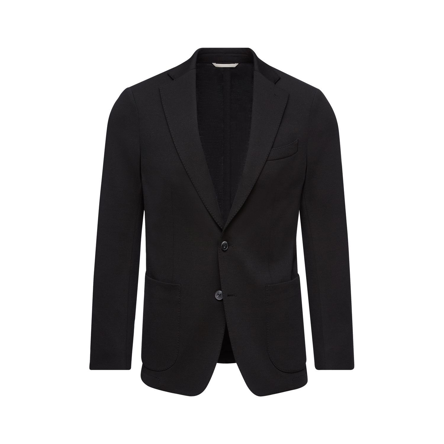 Emanuel Berg Wool Blend Jersey Deconstructed Sport Coat, Color: Black, Size: 48