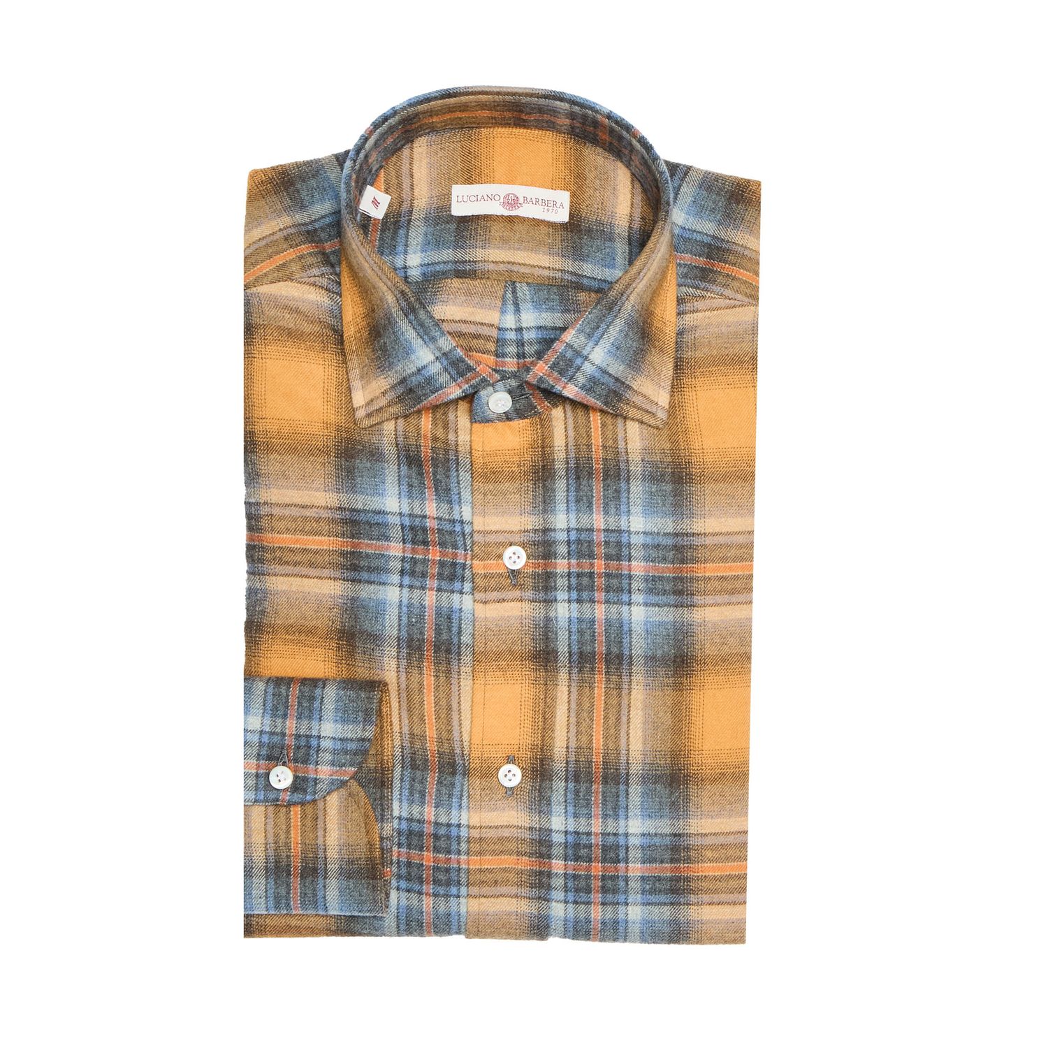 Luciano Barbera Brushed Large Plaid