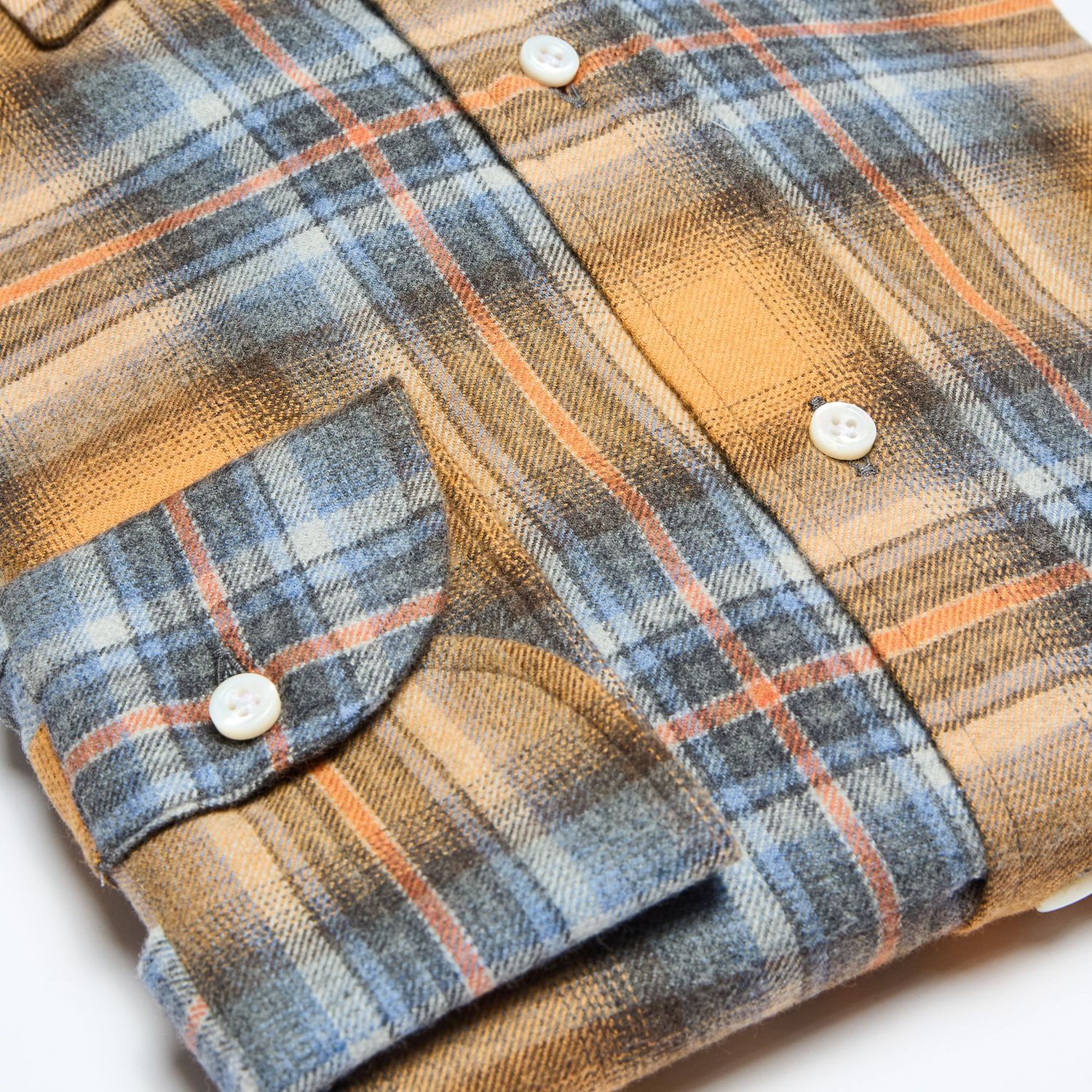 Luciano Barbera Brushed Large Plaid