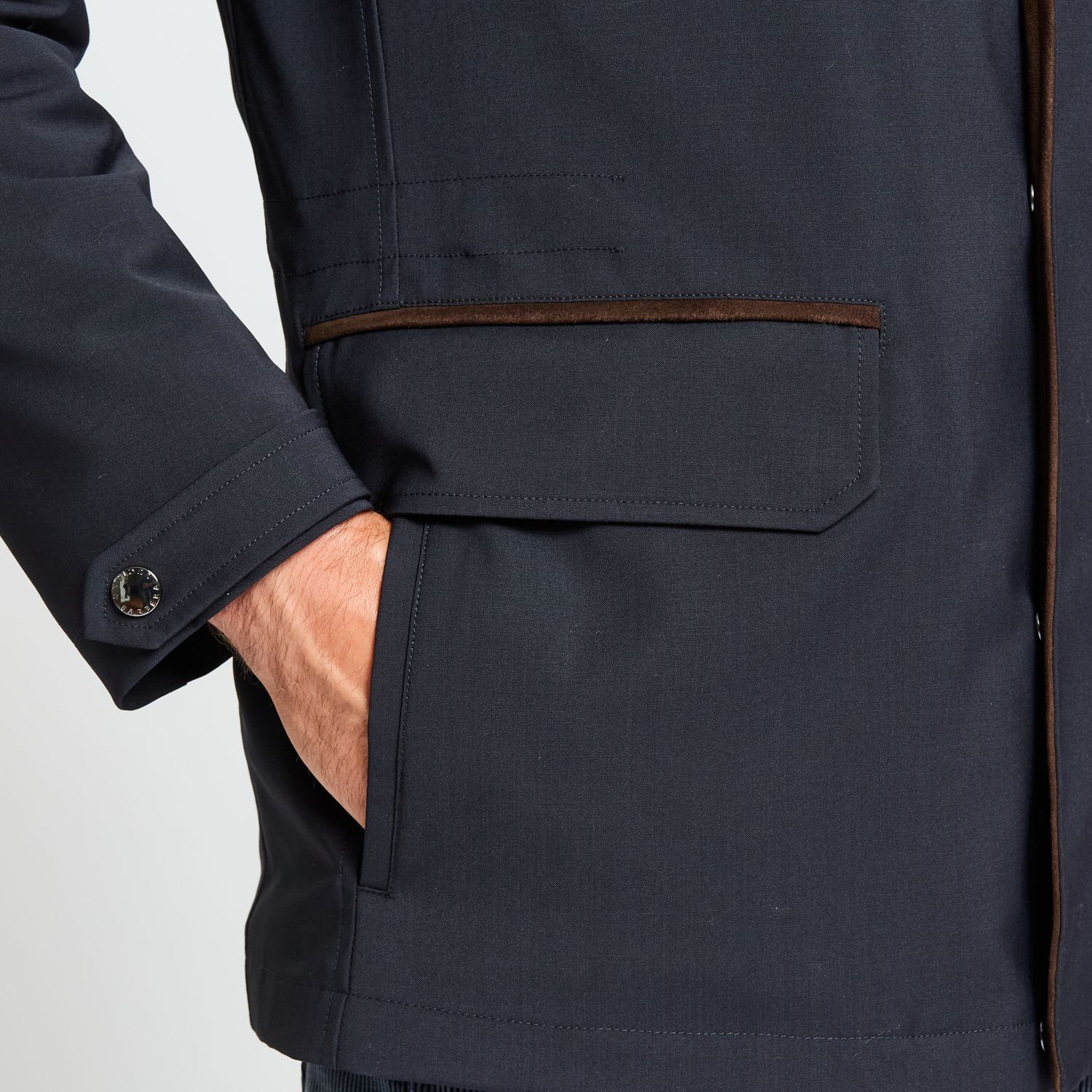 Luciano Barbera Padded Tech Wool Favorita