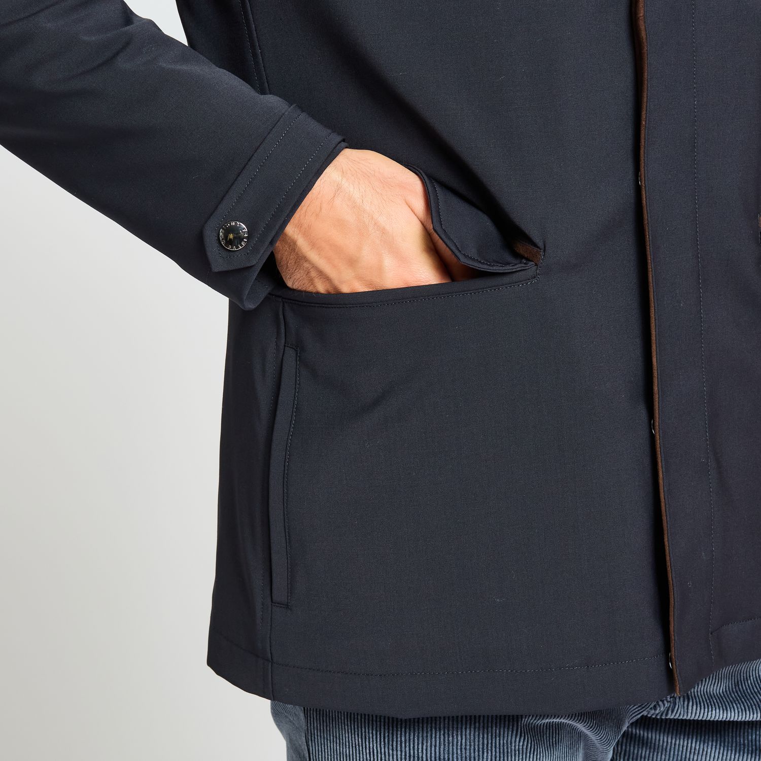 Luciano Barbera Padded Tech Wool Favorita
