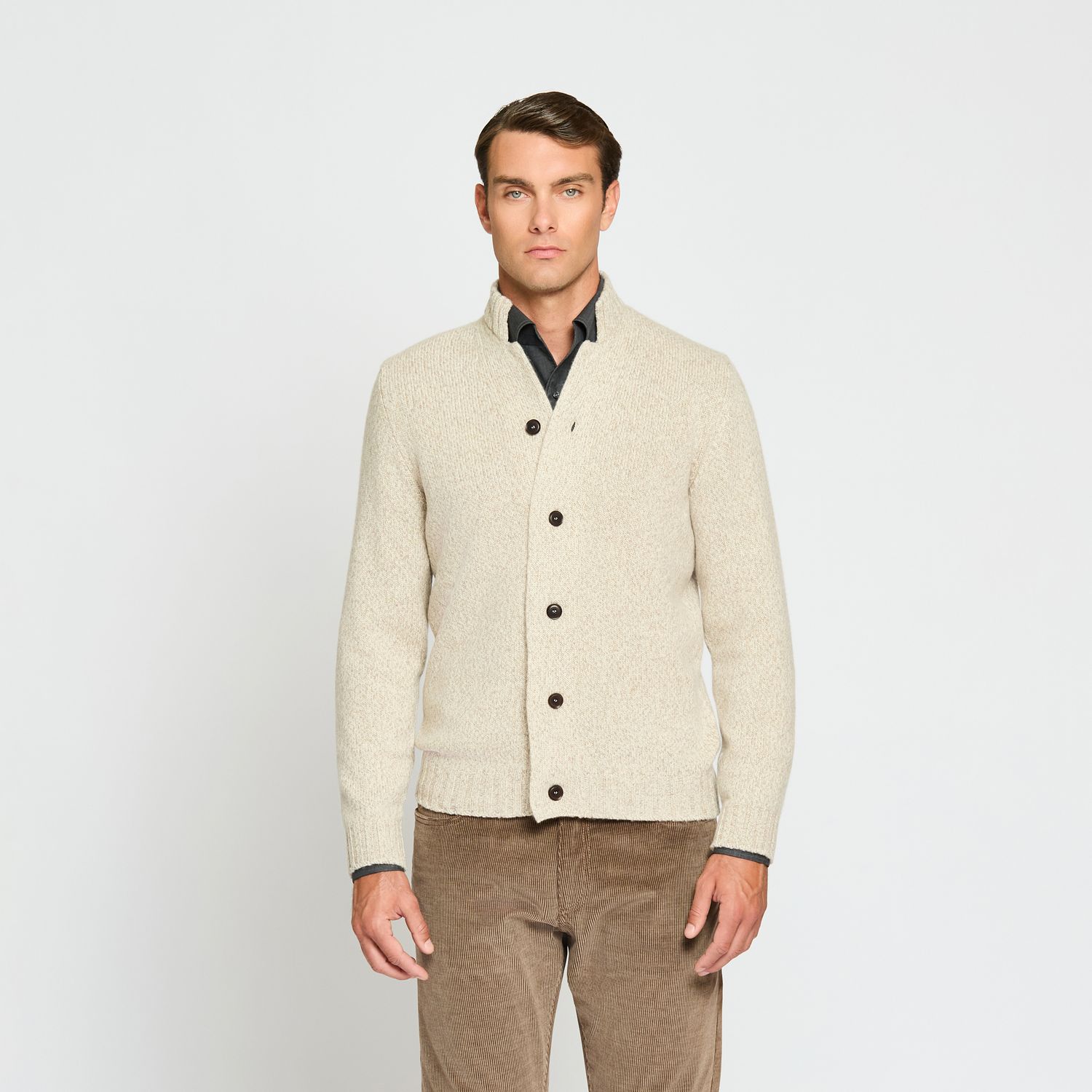 Luciano Barbera Button Front Cardigan