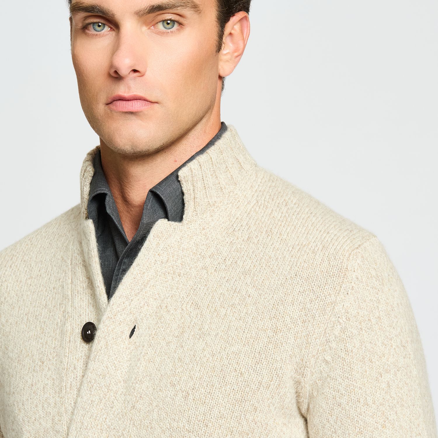 Luciano Barbera Button Front Cardigan