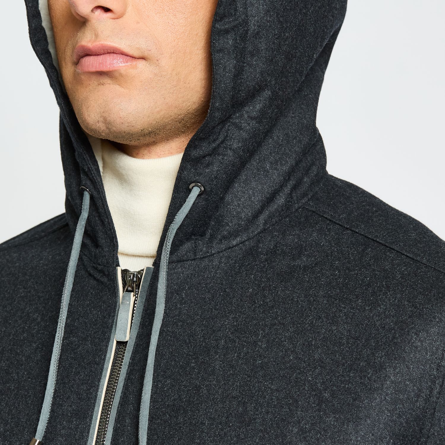 Luciano Barbera Shearling Hoodie