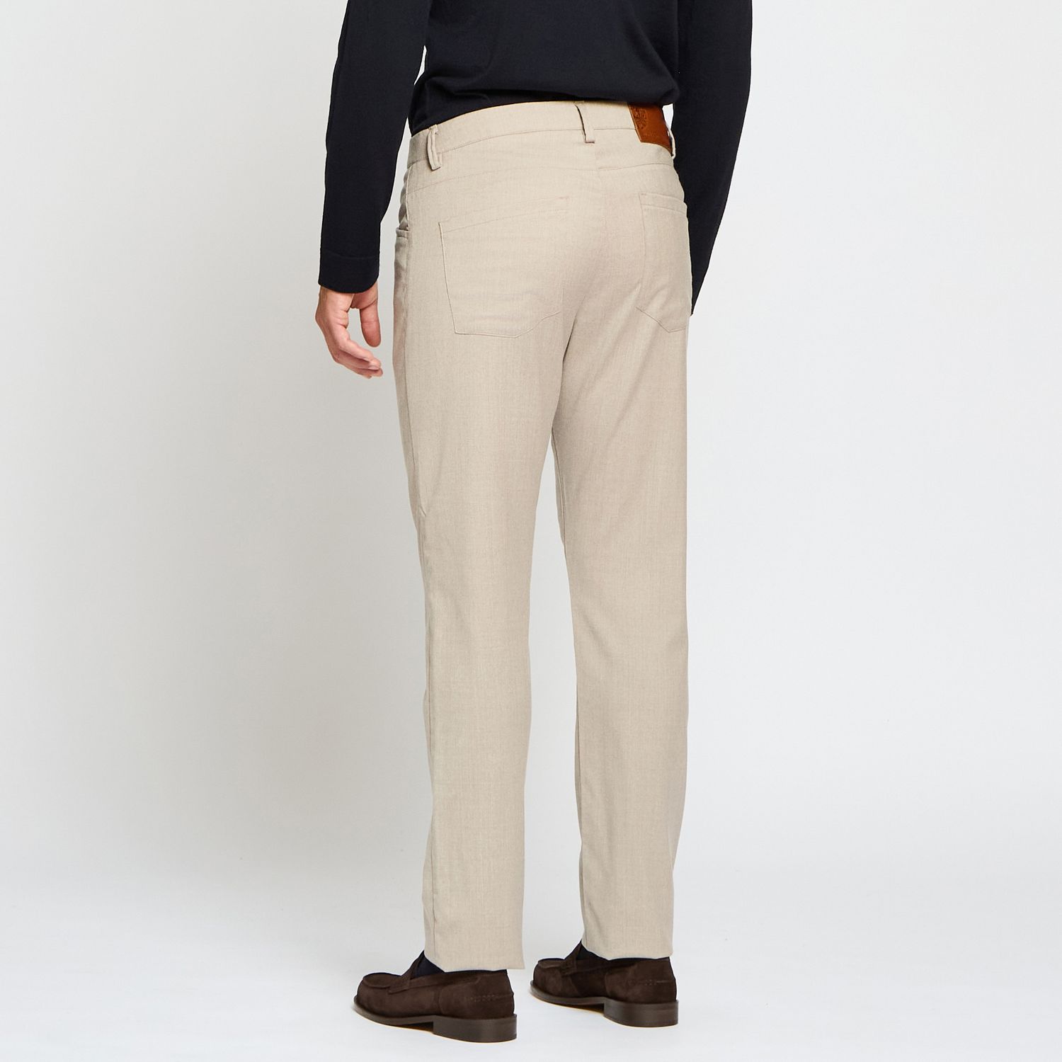 Luciano Barbera Wool Fancy Five Pocket Pants