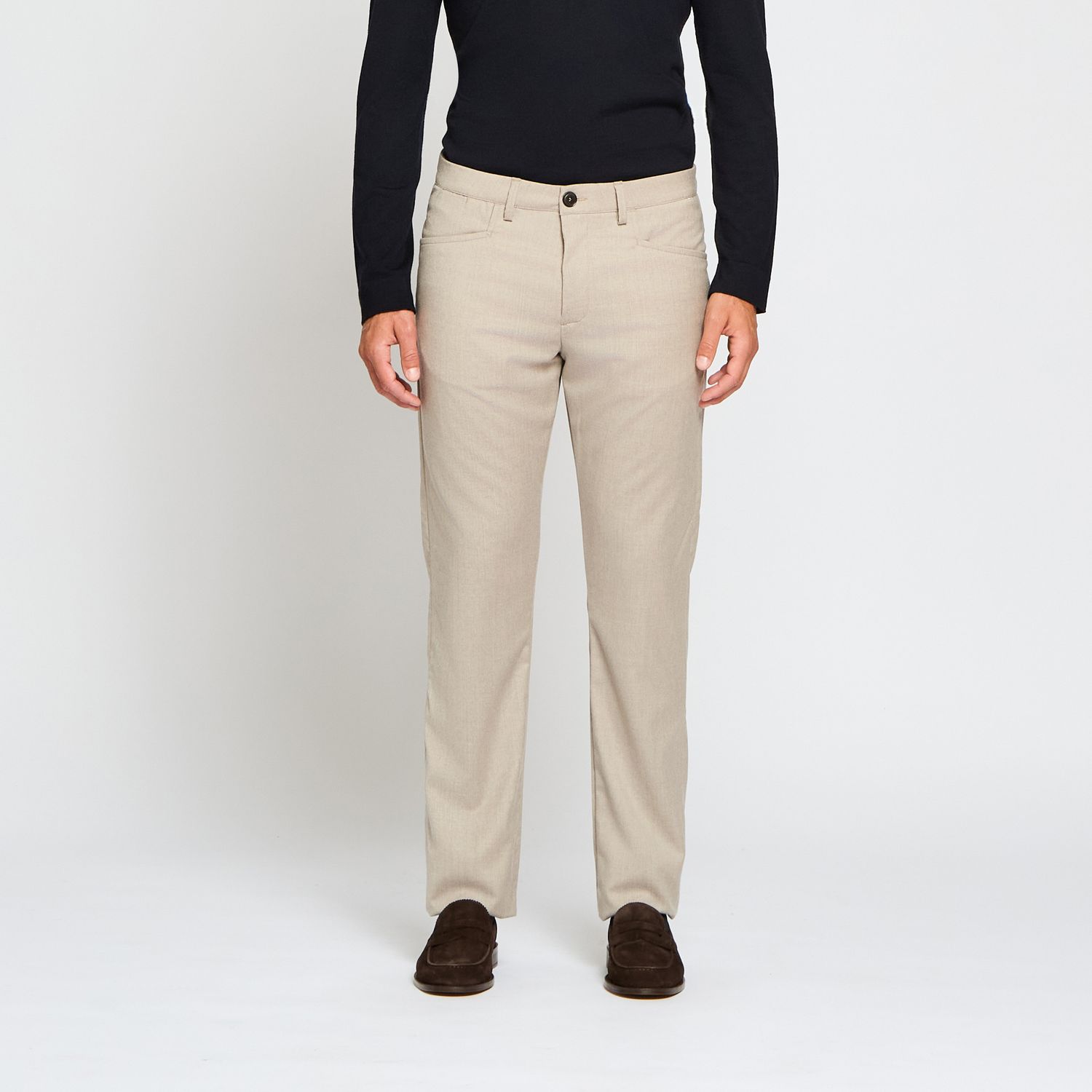 Luciano Barbera Wool Fancy Five Pocket Pants