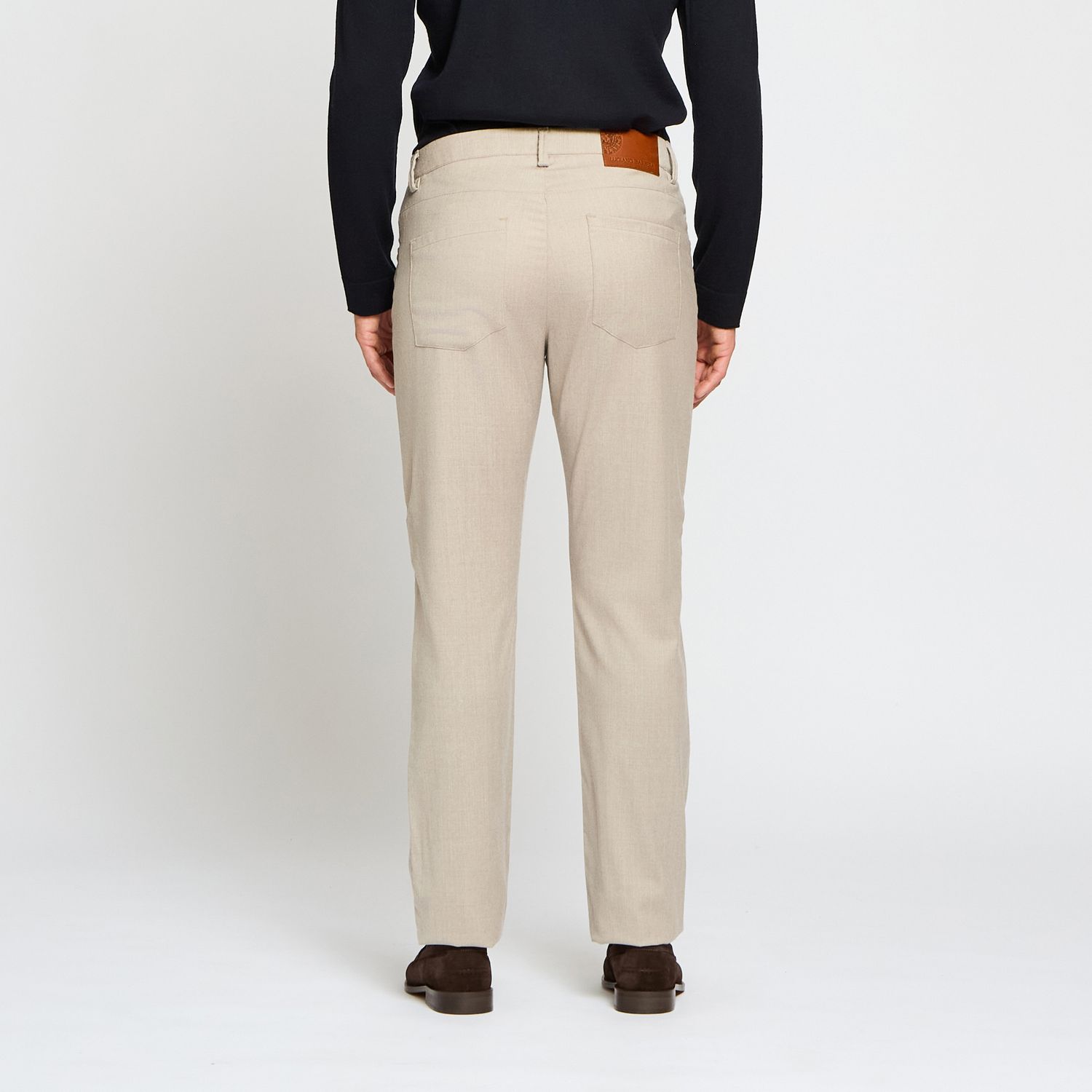 Luciano Barbera Wool Fancy Five Pocket Pants