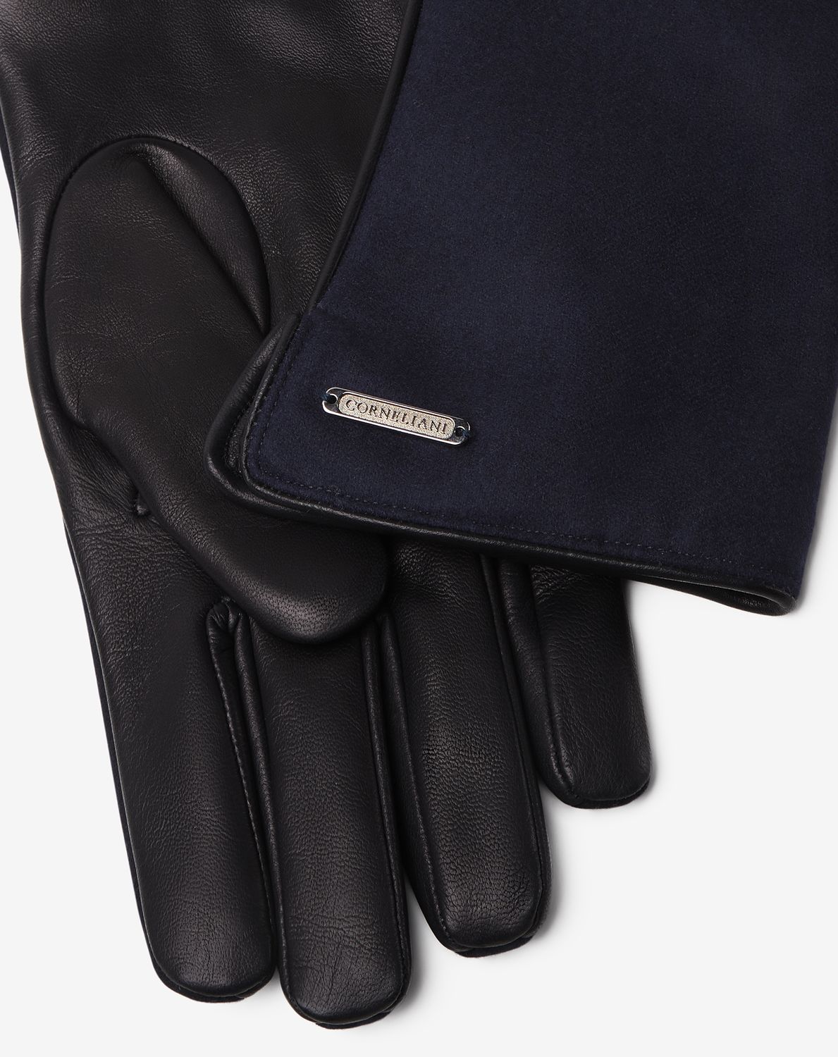 Corneliani Lambskin &amp; Wool Gloves
