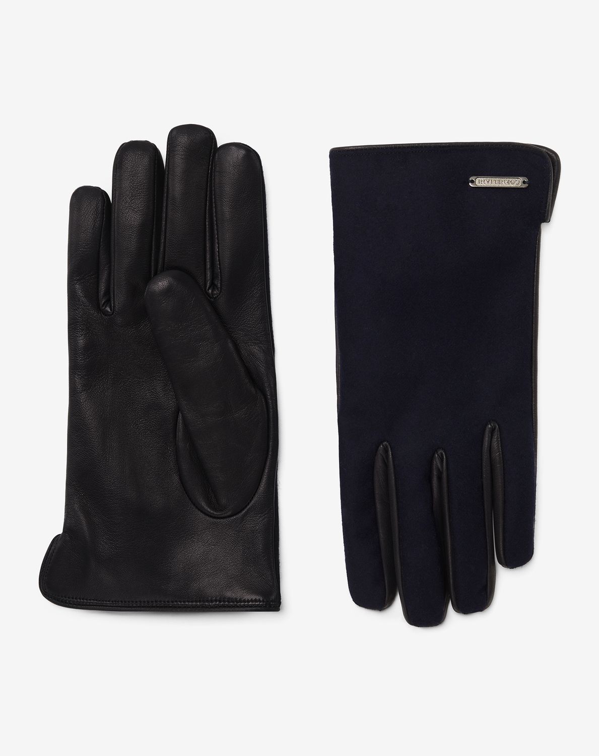 Corneliani Lambskin &amp; Wool Gloves