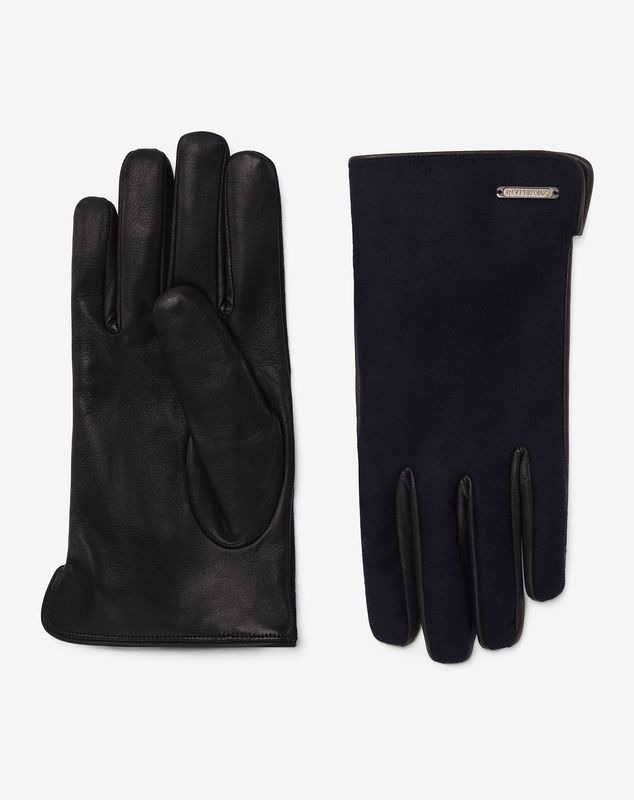Corneliani Lambskin &amp; Wool Gloves