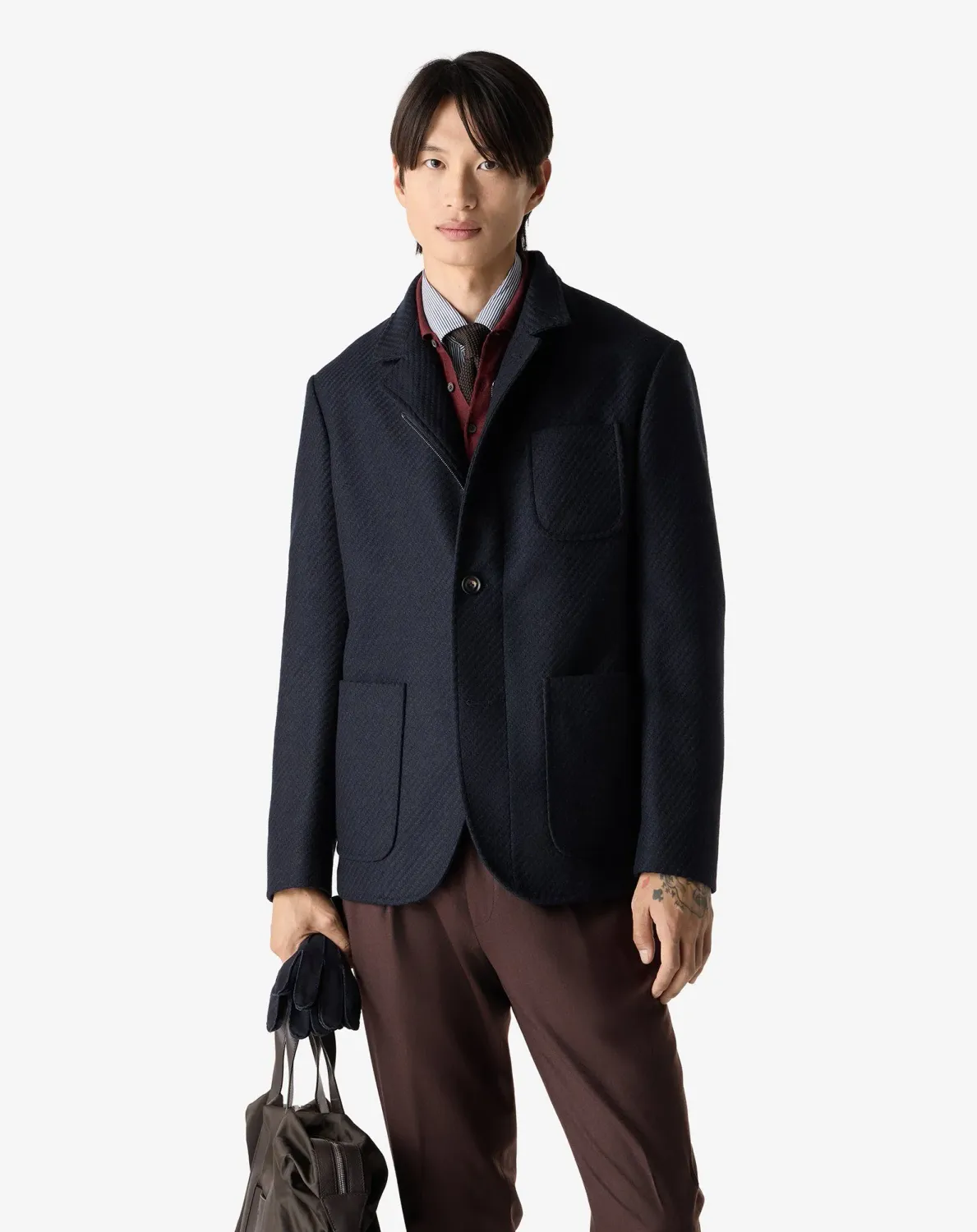 Corneliani Steep Twill Weekender Jacket