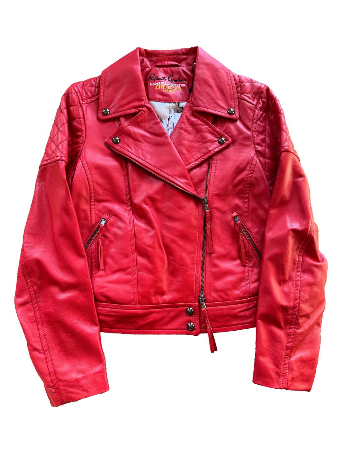 Robert Graham Special Edition Racing Life Leather Car Jacket