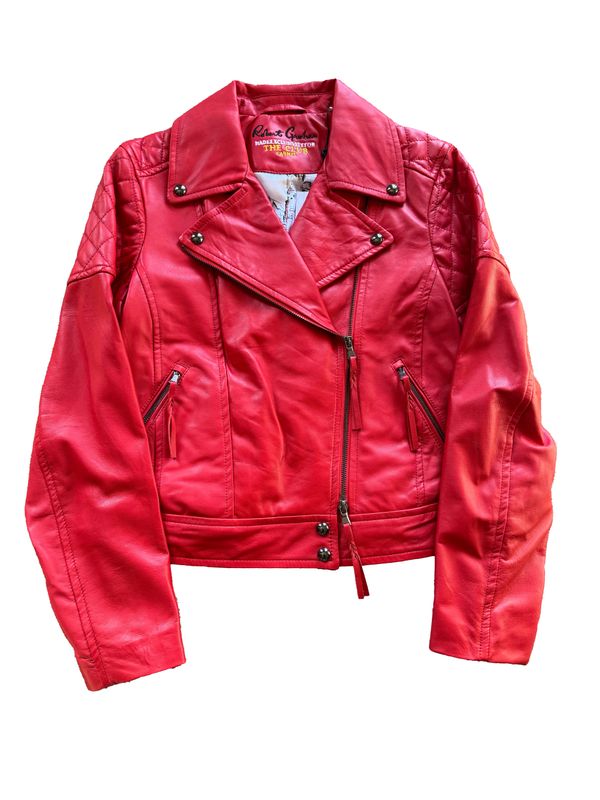 Robert Graham Special Edition Racing Life Leather Car Jacket