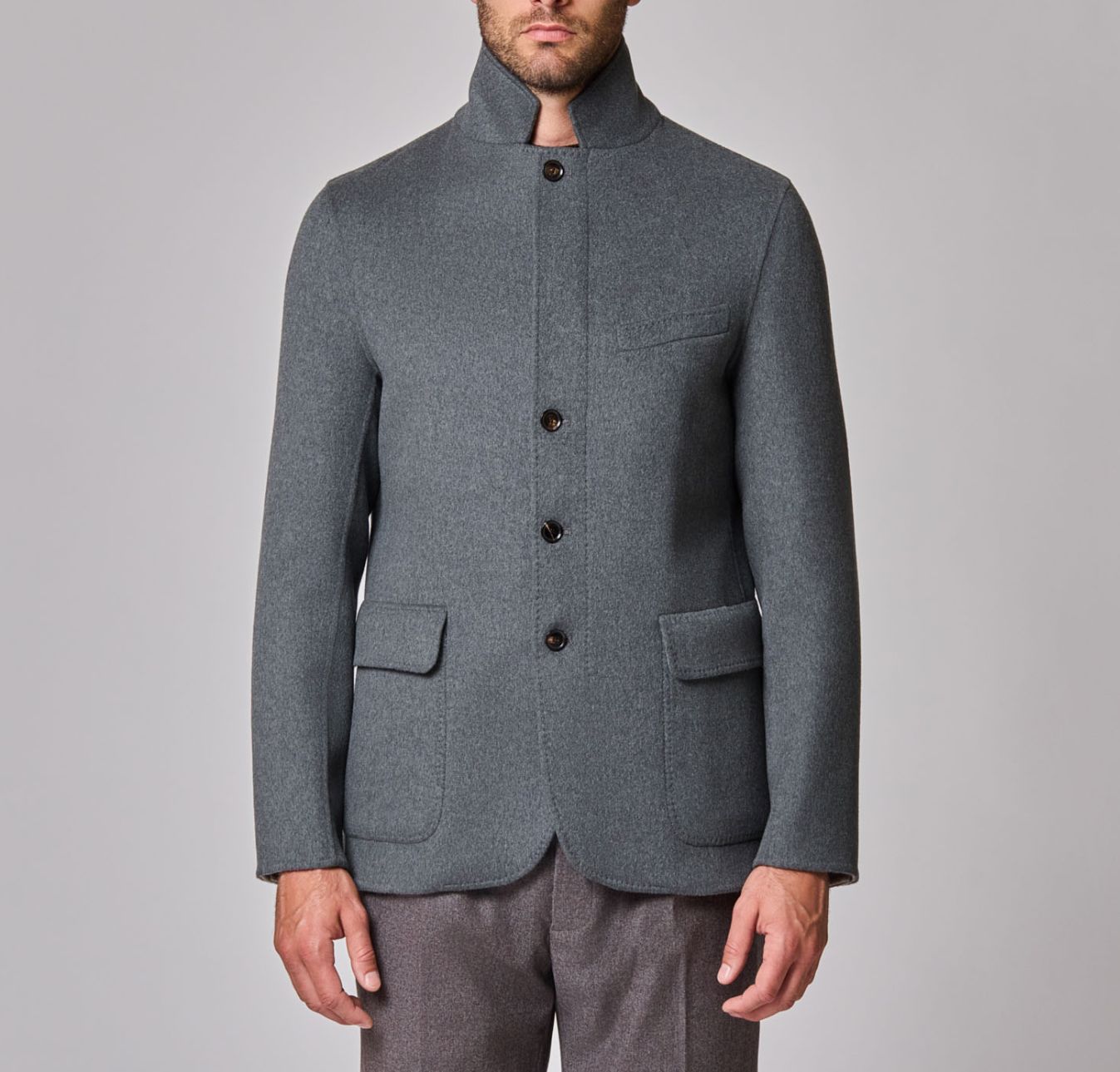 Luciano Barbera Double-Faced Hybrid Sport Coat