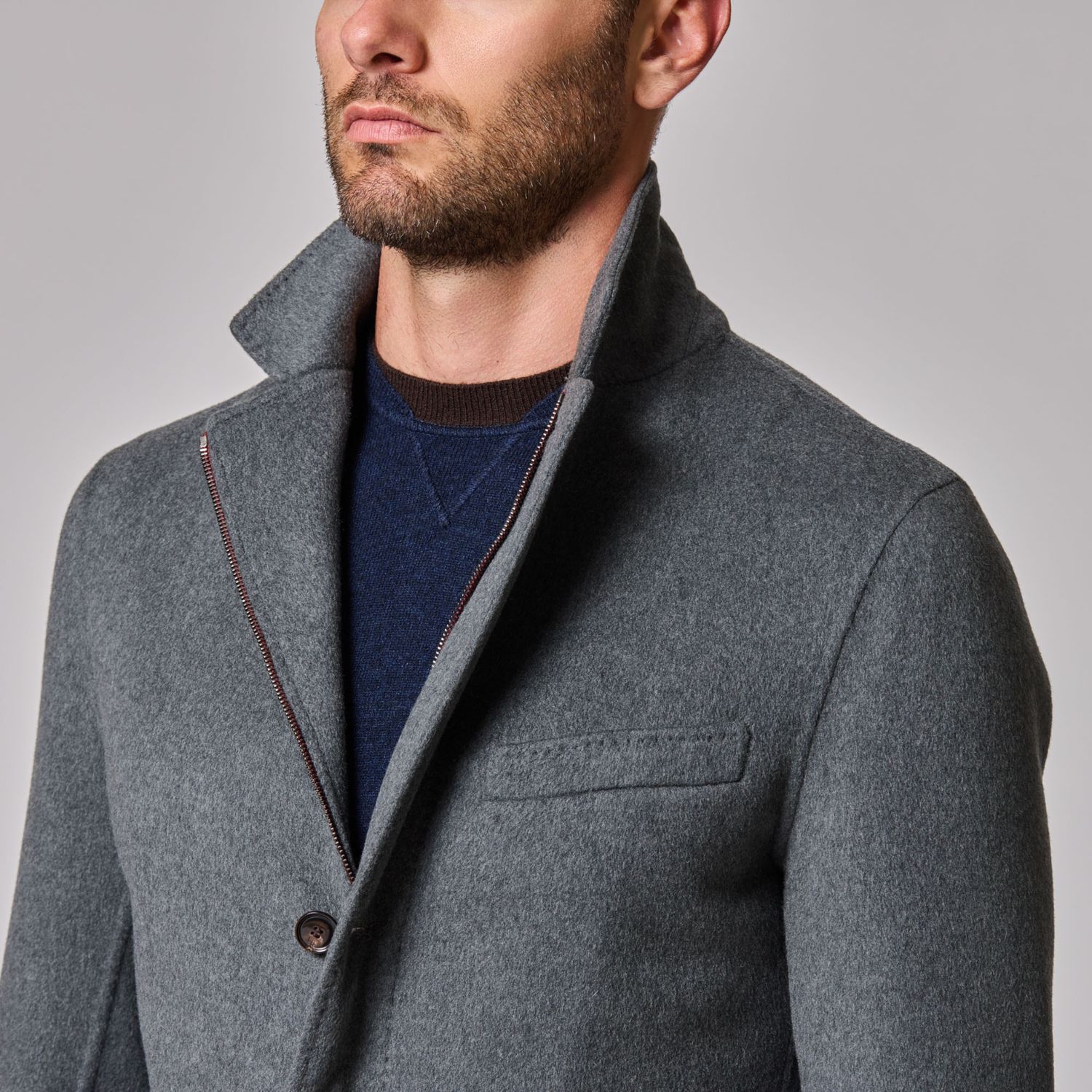 Luciano Barbera Double-Faced Hybrid Sport Coat