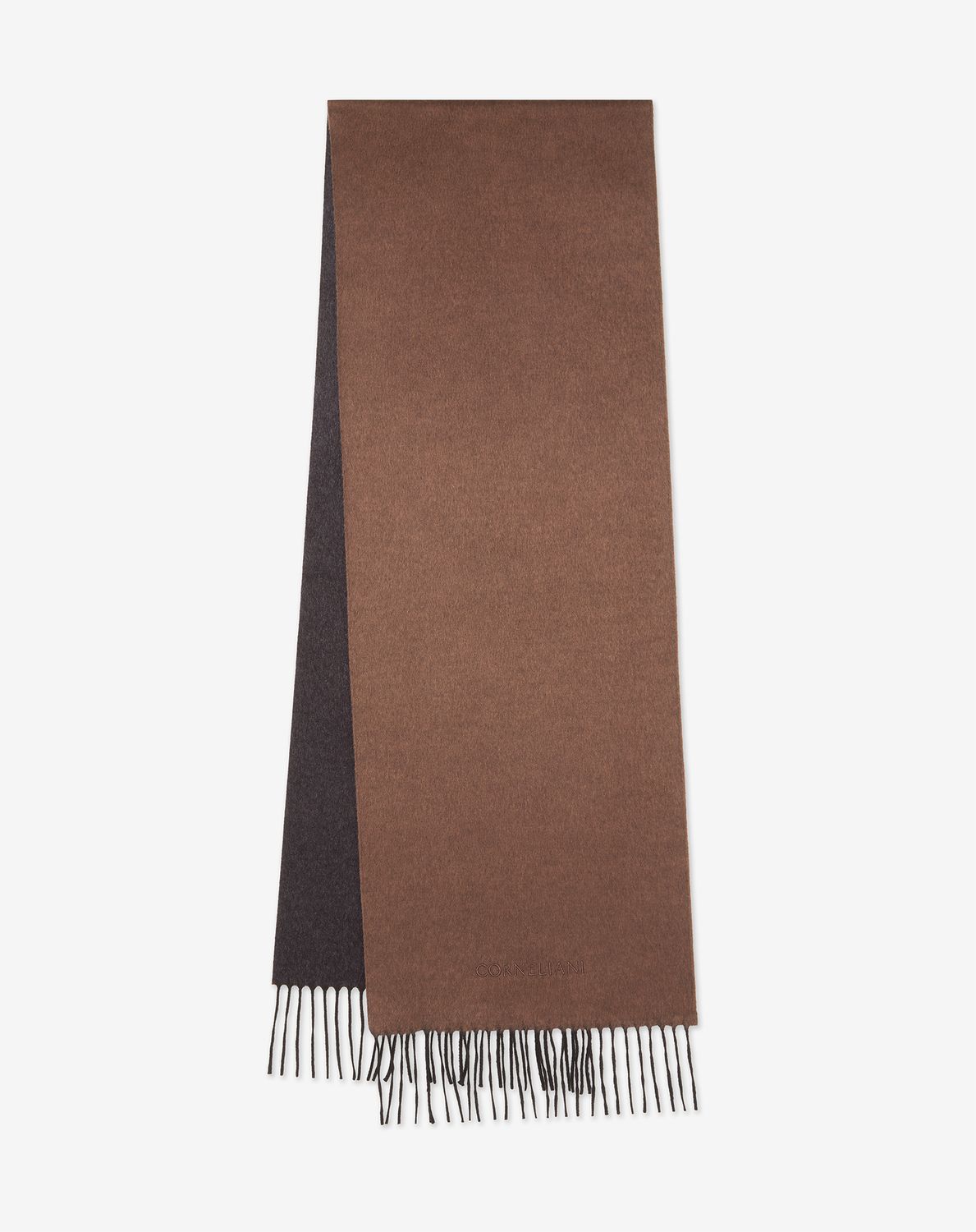 Corneliani Silk &amp; Cashmere Reversible Scarf
