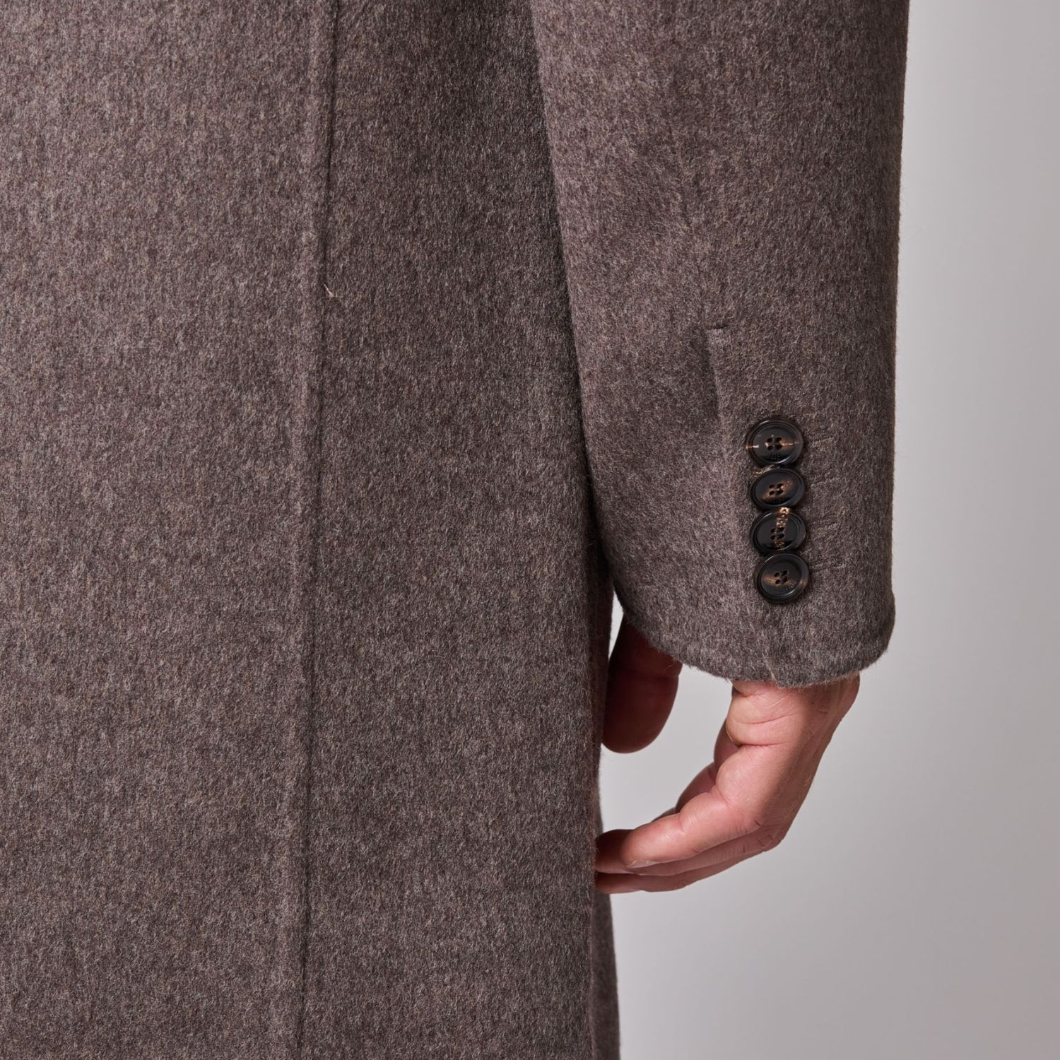 Luciano Barbera Double Breasted Doubleface Overcoat