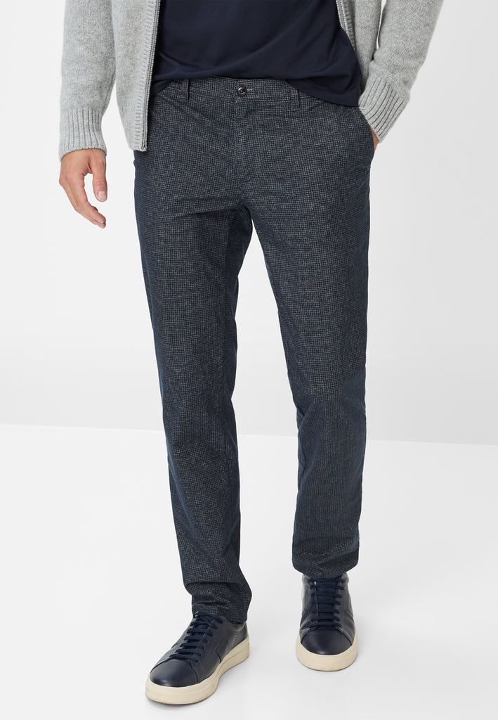 Brax Woolook Microcheck Chuck