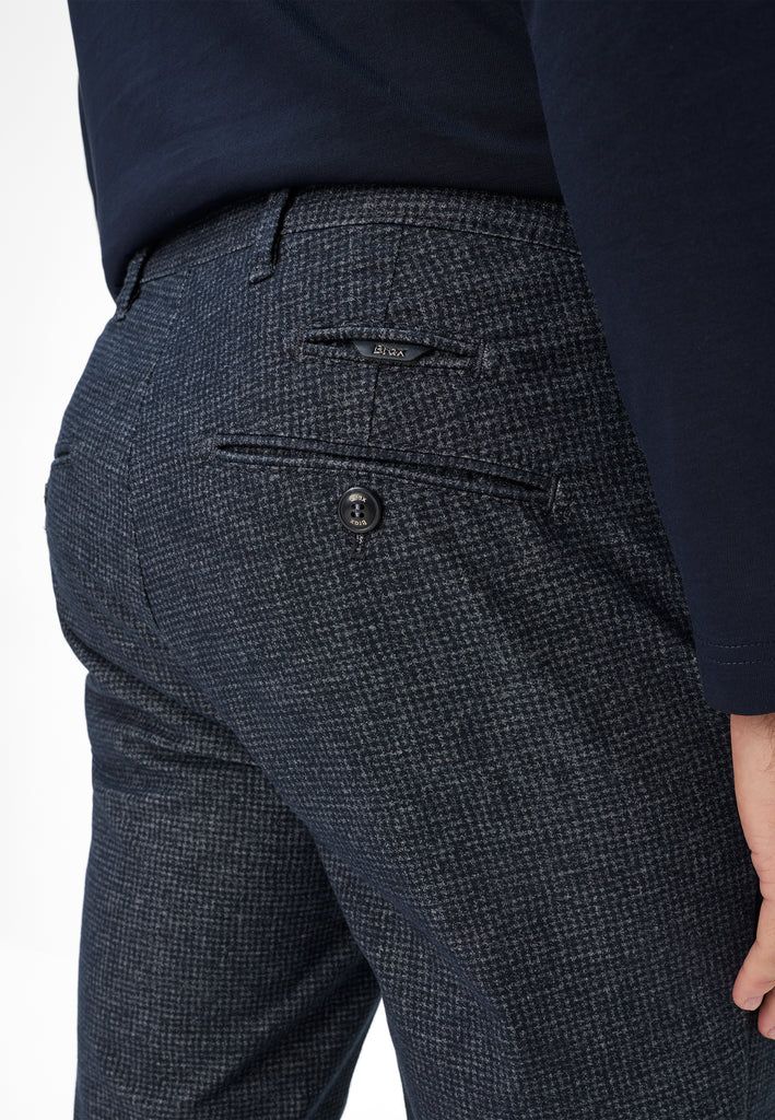 Brax Woolook Microcheck Chuck